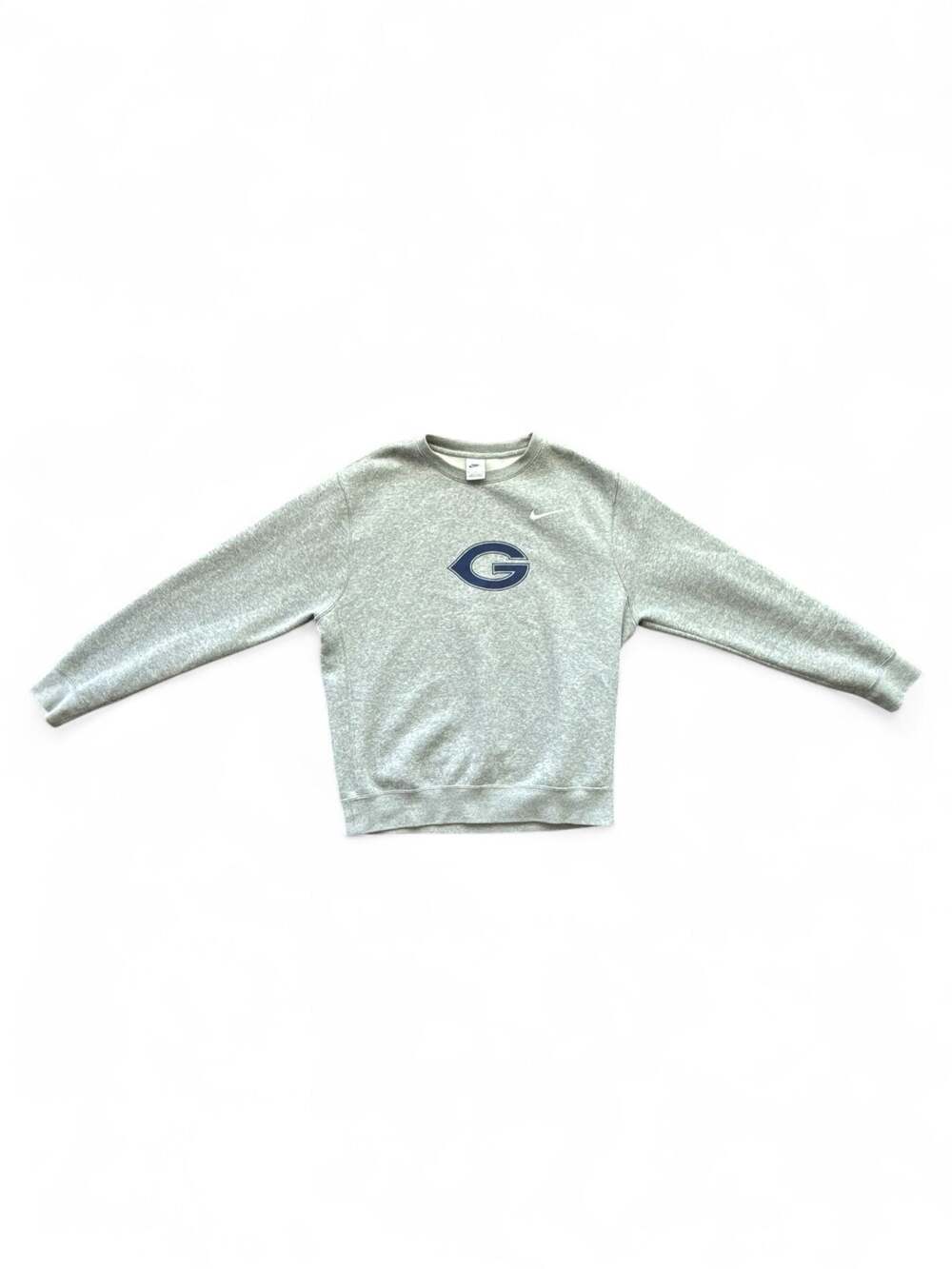 Nike Georgetown Hoyas Gray Club Fleece Crewneck Sweatshirt